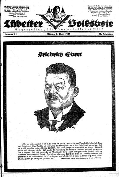 Datei:Lübecker Volksbote Tod von Friedrich Ebert.png
