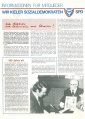 Informationsblatt der Kieler SPD für Mitglieder, erschien unregelmäßig mit wenigen Ausgaben. Hier die Titelseite einer Ausgabe aus 1982.