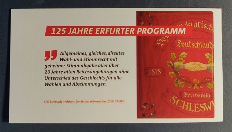 Datei:Sondermarke 2016 125 Jahre Erfurter Programm.jpeg