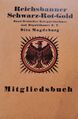 Mitgliedsbuch Reichsbanner Deckblatt